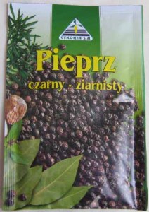 Pieprz czarny ziarnisty 20g Cykoria