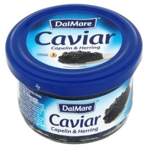 Kawior czarny z ikry gromadnika i śledzia 75g DalMare