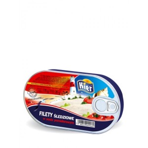 Filety śledziowe w sosie pomidorowym 170g Kier