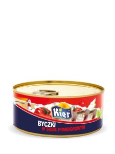 Byczki w sosie pomidorowym 300g Kier