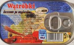 Wątróbki dorszowe po węgiersku 115g