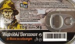 Wątróbki dorszowe w tłuszczu własnym 115g Kier