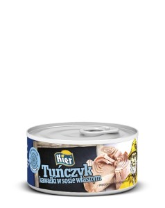 Tuńczyk w sosie własnym duże kawałki 170g Kier