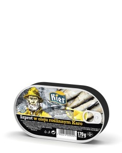 Szprot karo w oleju 170g Kier