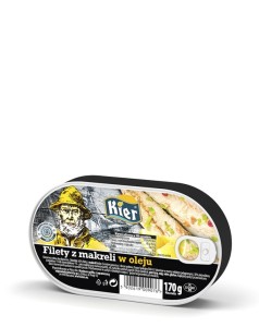 Filety z makreli w oleju Kier 170g