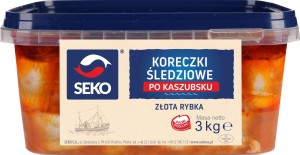 Koreczki śledziowe po kaszubsku złota rybka 3kg SEKO
