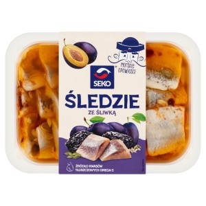 Morskie opowieści - ŚLEDZIE ZE ŚLIWKĄ - Seko 500g