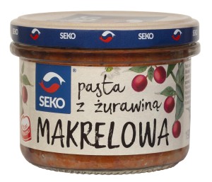 Pasta makrelowa z żurawiną 190g Seko