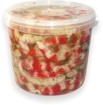 Przysmak z surimi o smaku krewetki maxi w oleju czosnkowy 0,5kg