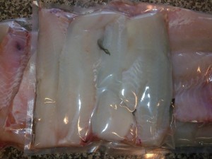 Dorsz atlantycki filet świeży ze skórą 1kg
