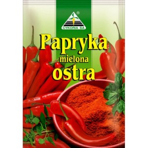 Papryka mielona ostra 20g Cykoria