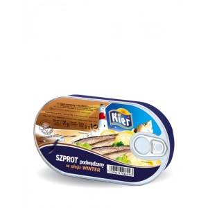 Szprot podwędzany w oleju winter 170 Kier