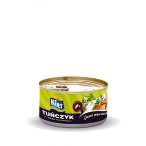 Tuńczyk w oleju roślinnym duże kawałki 170g Kier