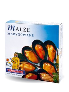 Małże marynowane pikantne 115g